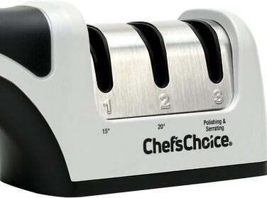 Точилка для ножів Chef's Choice Diamond Manual, 23.8 x 5.1 x 7.0 см, чорний/сріблястий