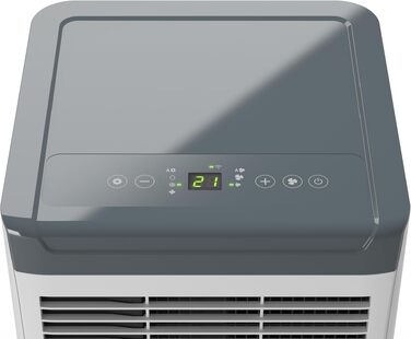 Олімпія Сплендід Dolceclima 8 WWB: Портативний кондиціонер з функцією охолодження, осушення та вентиляції (10000 BTU, клас A, 2.1 кВт, Slim)