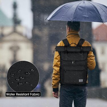 Водонепроникний рюкзак Lubardy Rolltop для ноутбука 17,3