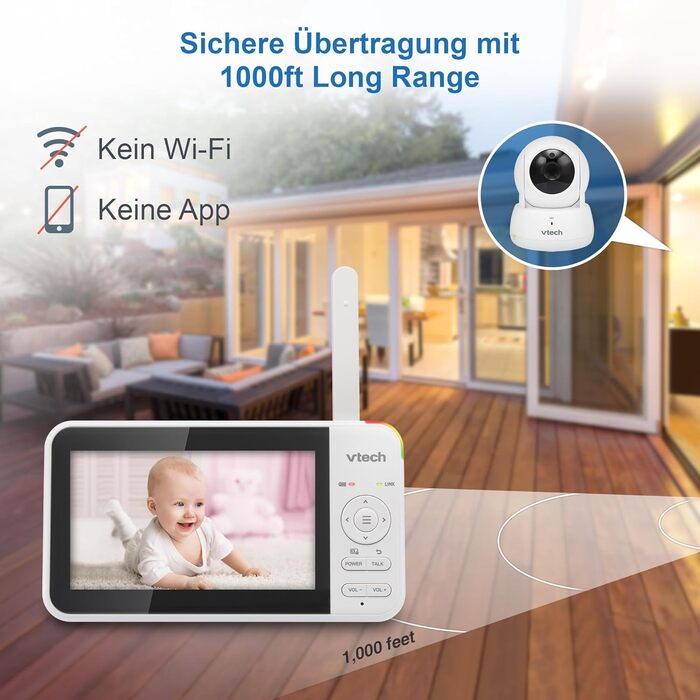 Відеоняня VTech VM924 з камерою, 5
