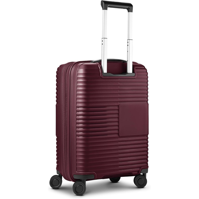Ручна поклажа REDOLZ — Компактний дорожній валіза-тролей Cabin Trolley з відділенням для ноутбука, бордовий, розмір S