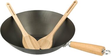 Wok Campingaz для Culinary Modular System, антипригарне покриття, металевий адаптер, з дерев'яними ложками, Ø 35 см, висота 15 см