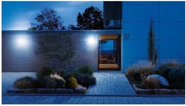 Світлодіодний прожектор Steinel XLED Home 2 S, поворотний LED-ліхтар 13.7 Вт, 1550 Лм, кут огляду 180°, дальність 10 м, для зовнішнього використання (чорний, без датчика руху)