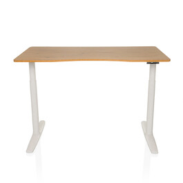 Письмовий стіл STAND PRO R 140 x 70 з електричним регулюванням висоти дуб hjh OFFICE