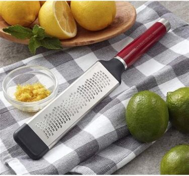 Терка двостороння KitchenAid Almond Creme (Rotes Imperium) з нержавіючої сталі, дрібний граттинг