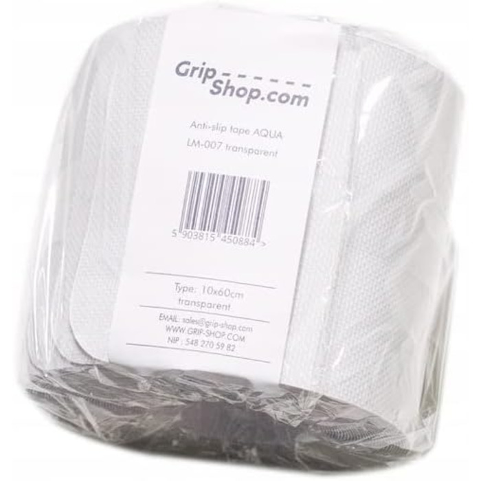 Прозорі антиковзні наклейки Grip Shop для ванни, душу, сходів, басейну, човна, 61×10 см, 15 шт.