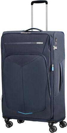 Валіза American Tourister Summerfunk, синя, 79 см, 119 л, розширювана, на 4 колесах