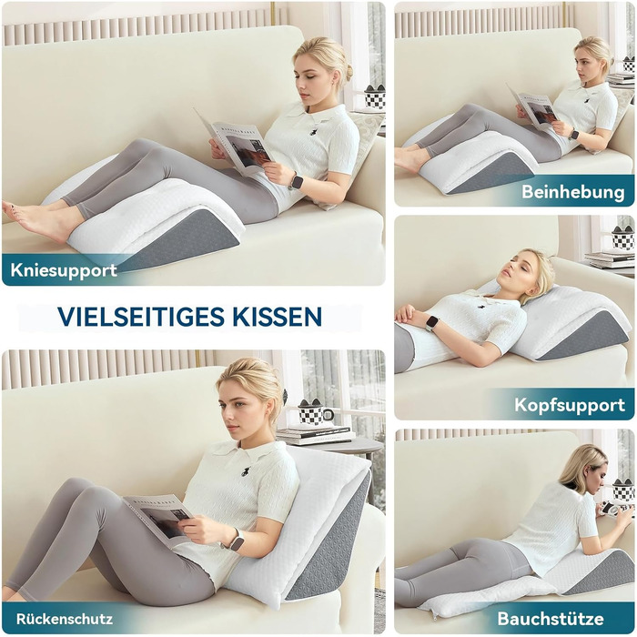 Подушка Shinnwa Memory Foam для ніг та колін з ефектом пам'яті: підтримка під час сну та відновлення після операцій