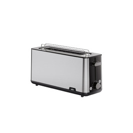 Тостер Braun PurShine HT 1610 BK, 25 см, 8 режимів підсмажування, розморожування, підігрів, решітка для булочок, чорний, 1030 Вт