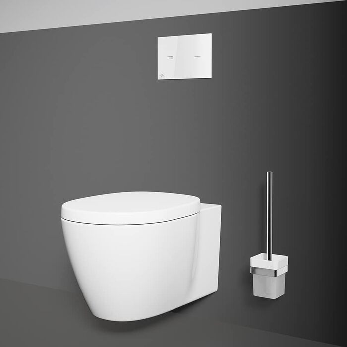 Тримач для туалетного йорша Ideal Standard IOM Cube, настінний, хромований метал