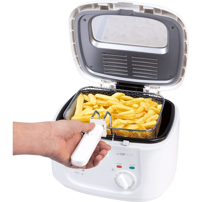 Фритюрниця Clatronic FR 3771, 2,5 л, антипригарна, з фільтром, термостатом
