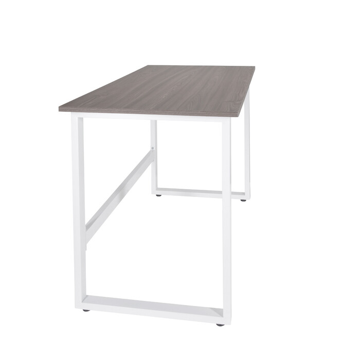 Письмовий стіл / Комп'ютерний стіл WORKSPACE LIGHT I 120 x 60 см, сірий / білий, hjh OFFICE