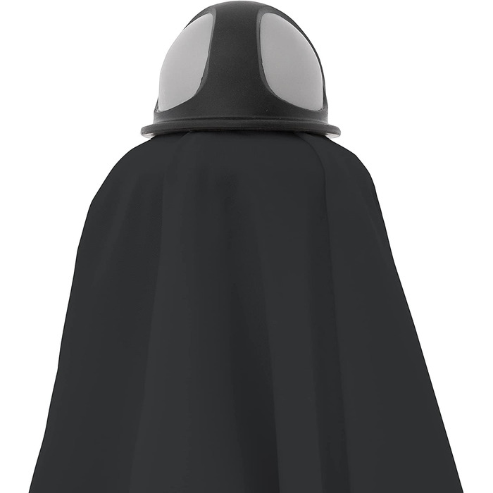 Сонцезахисна парасоля Doppler для саду, алюмінієва, 220x140 см, антрацит, з автоматичним нахилом, ручкою-кривошипом, UV-захист 80+, водовідштовхувальний поліестер