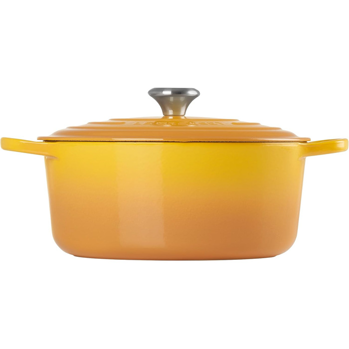 Сковорода Le Creuset Signature з чавуну з кришкою, Ø 28 см, 4.2 л, для всіх типів плит (включно з індукцією), вишнево-червоний колір