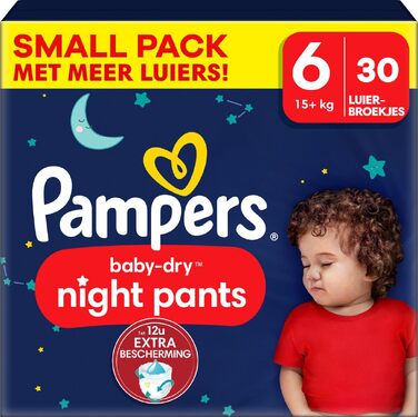 Підгузки-трусики Pampers Baby Dry Night Pants, розмір 6 (15+ кг), 30 шт