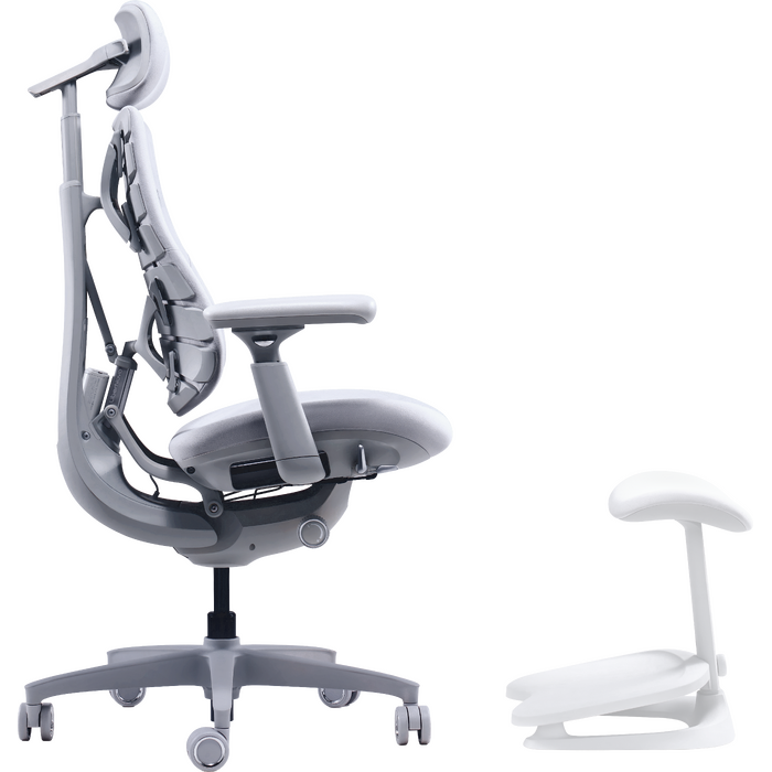 Крісло офісне ергономічне LiberNovo Omni Space Gray 48 см