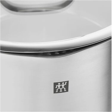Набір каструль ZWILLING TrueFlow, 5 предметів, з носиком, для індукції, нержавіюча сталь, сріблястий