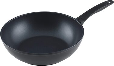 Wok KUHN RIKON Easy Induction 28 см, антипригарний, алюмінієвий, для індукції, чорний
