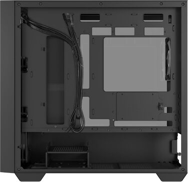 Корпус для ПК ASUS A21 Plus TG ARGB чорний microATX, з ARGB вентиляторами, сітчастою передньою панеллю, підтримкою прихованих розʼємів на материнській платі, радіатора 360 мм і відеокарт до 380 мм