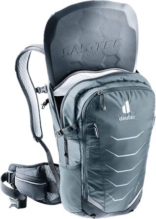 Велосипедний рюкзак Deuter Flyt 14 з протектором, графітово-чорний