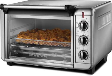 Мультифурна Russell Hobbs Airfryer Express 20л (5-в-1: фритюрниця, міні-піч, гриль, тостер, підігрів) з набором аксесуарів 26680-56