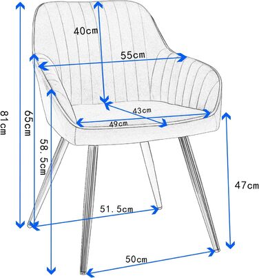 Стілець для їдальні Lestarain з оксамиту, рожевий, м'який стілець з підлокітниками на металевих ніжках для кухні та вітальні
