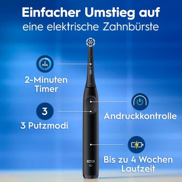 Електрична зубна щітка Oral-B iO Series 2, набір з 2 шт, Night Black та Forest Green