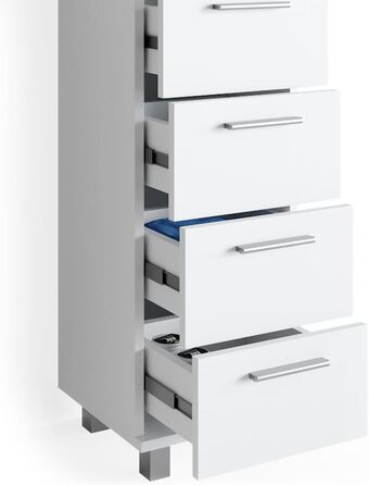 Пенал для ванної Vicco Ilias, білий, 30x95 см