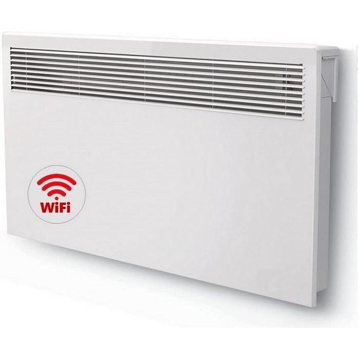 Електричний обігрівач-конвектор на стіну з LED дисплеєм, Wi-Fi керуванням, 2000 Вт