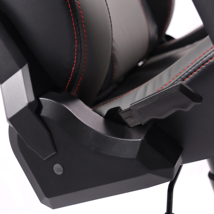 Ігрове крісло / Офісне крісло GAMEBREAKER POLARYS I Leatherette Grey / Red HJH OFFICE