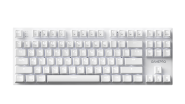 Дротова механічна клавіатура GamePro Genesis Joker (MK124W) 87% Red switches