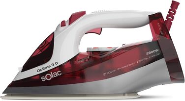Праска з парою Solac Solution PV2490: 3000W, 200 г/хв, керамічна підошва, антинакип, самоочищення, 290 мл