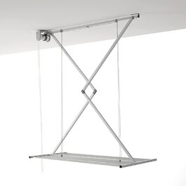 Сушарка для білизни Foxydry Mini, вертикальна, складана, алюміній і сталь, 128x54x25 см, сіра