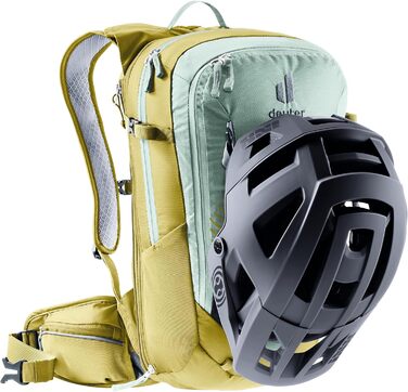 Жіночий велосипедний рюкзак Deuter Compact EXP 12 SL 12 л, блакитний/лаймовий