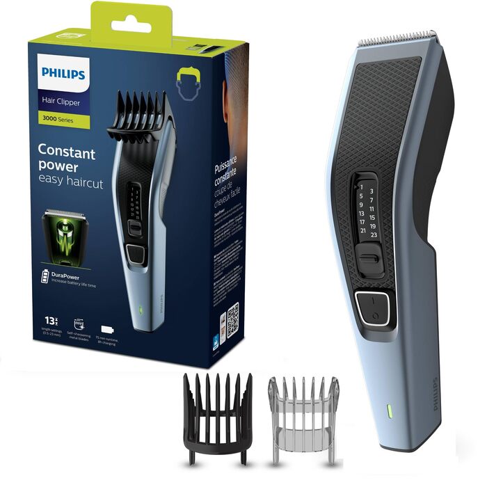 Машинка для стрижки волосся Philips Series 3000 HC3530/15 з технологією Trim-n-Flow