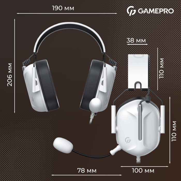 Ігрова гарнітура GamePro Genesis Hunter (HS1350W)