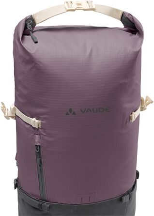 Міський рюкзак VAUDE CityGo водонепроникний, універсальний для чоловіків та жінок, легкий міський Daypack з відділенням для ноутбука, роллтоп, ідеальний для подорожей містом, розмір універсальний, колір чорничний