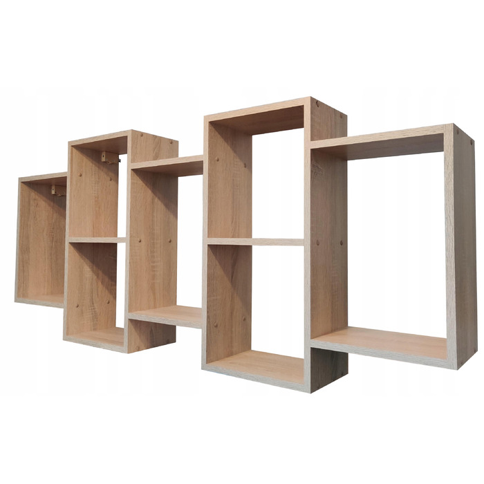 Стелаж Top Wood, дуб сонома, 146 x 65 x 20 см