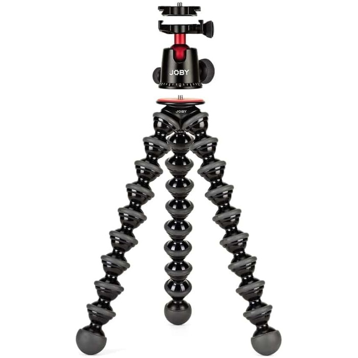 Гнучкий штатив JOBY GorillaPod 5K з кульовою головкою для DSLR, бездзеркальних камер, вантажопідйомність 5 кг, чорний, вироблено в Італії