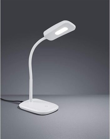 Настільна LED лампа Reality Leuchten Boa R52431101, акрилова, біла, 3.5 Вт, 25x11x36 см