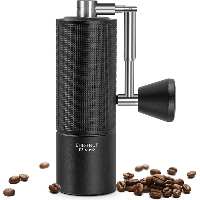 Ручна кавомолка TIMEMORE Chestnut C3 ESP PRO, чорна - для еспресо та френч-прес