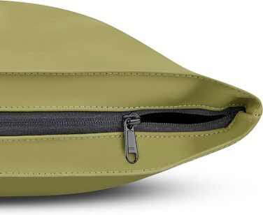 Рюкзак Johnny Urban Harvey Medium ролтоп, 15 л, водостійкий, оливковий, з відділенням для ноутбука, універсальний для міста, роботи, навчання, матове PU-покриття