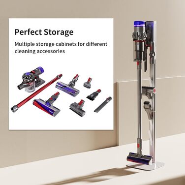 Підставка для пилососа YanBan, сумісна з Dyson Gen5 V15s V15 V12 Slim V11 V10 V8 V7 V6, підлогова стійка для зберігання аксесуарів