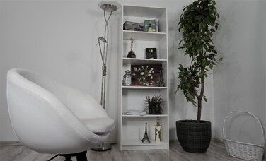 Стелаж SaraMeble 60 x 30 x 182 см, білий