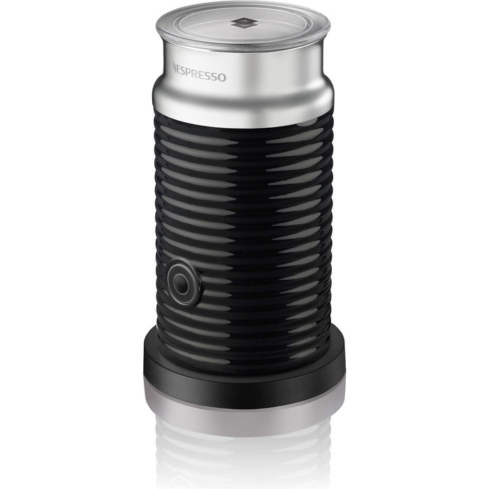 NESPRESSO Aeroccino 3 електричний спінювач молока, 120 мл кремової піни, 240 мл гарячого молока, чорний