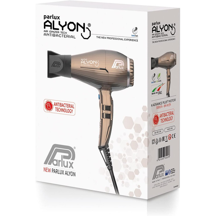 Фен Parlux Alyon Ionic бронзовий з іонізацією