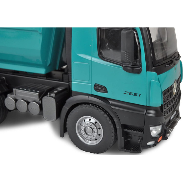 Модель автомобіля Mercedes-Benz Kipper PRO (Amewi 22533) 2.4GHz RTR, металевий кузов, бензиновий, з додатковим акумулятором