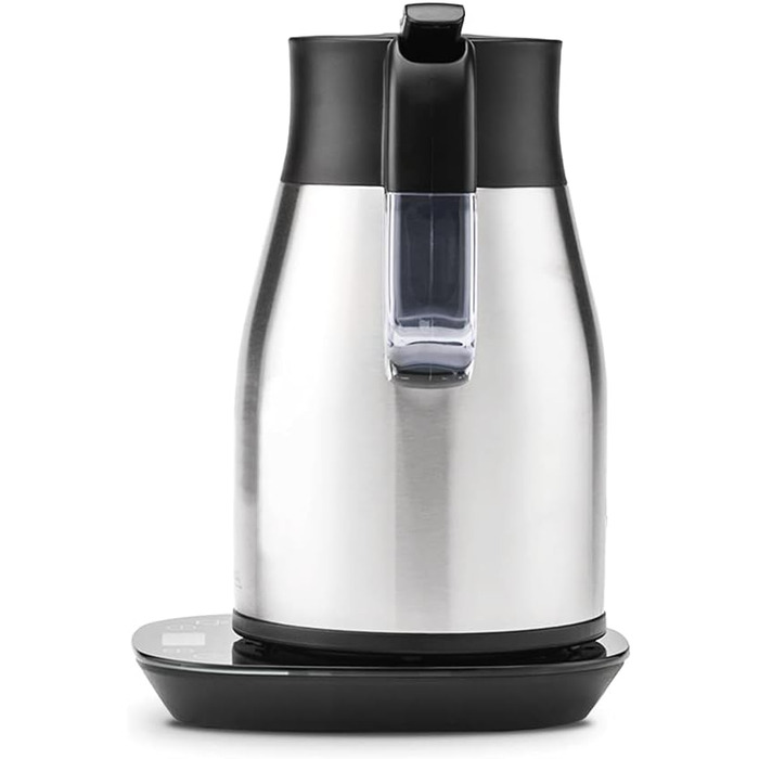 Електрочайник і термокувшин Gastroback 42426 Design Advanced Thermo 1,7 л, 2200 Вт, нержавіюча сталь, Cool Touch, сріблясто-чорний