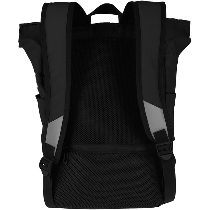 Рюкзак TRAVELITE Rolltop водонепроникний, велосипедний, міський, з ролтоп-застібкою та відбивачами, BASICS, 48 см, 19 л, чорний