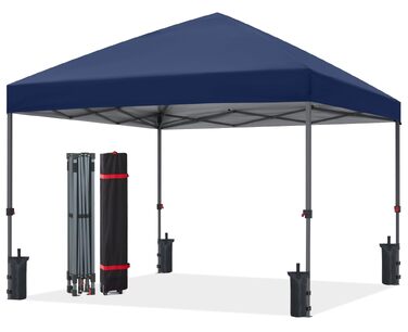 Павільйон садовий водонепроникний ABCCANOPY 3x3м блакитний для пікніка та заходів